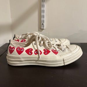 CdG PLAY x Converse Unisex Chuck Taylor All Star Multi Heart Low-Top Sneakers